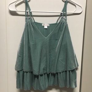 Xhilaration velvet tank top